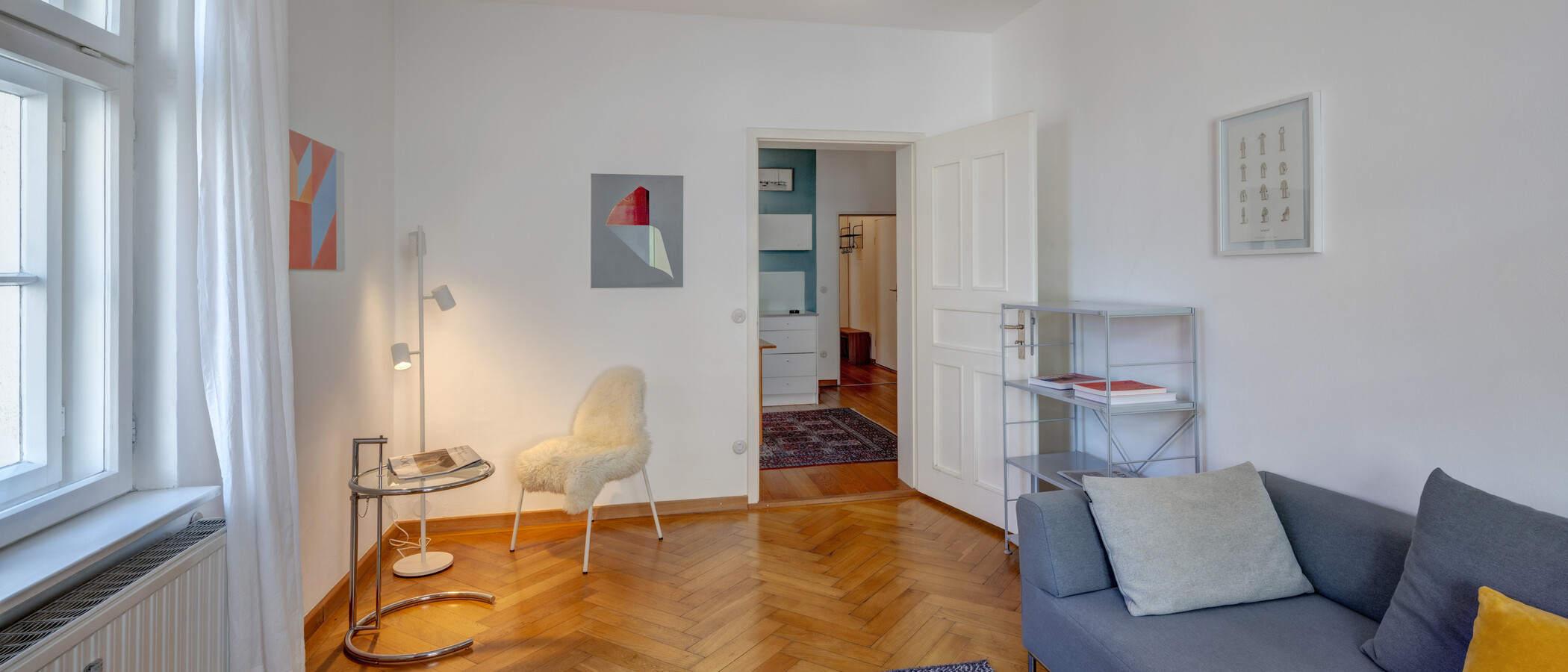 マンション München Haidhausen 02 リビングルーム 12036