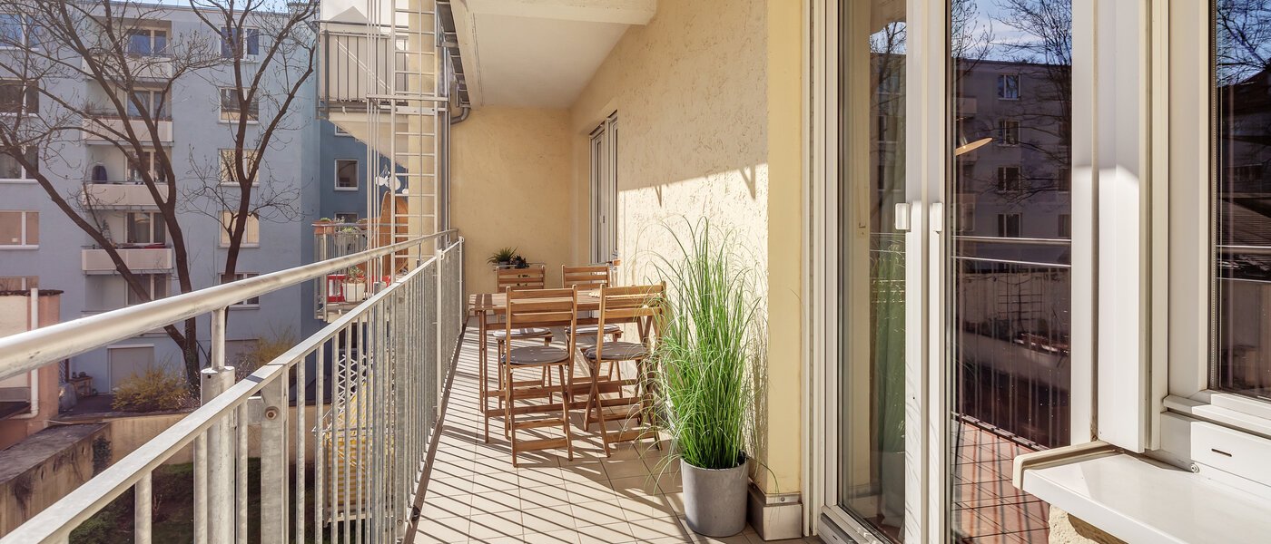 マンション München Schwabing 01 ベランダ 12071