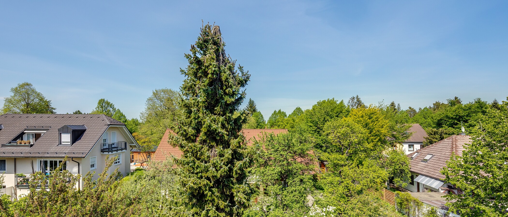アティック・フラット（屋根裏） München Waldperlach 04 物件からの眺め 12208