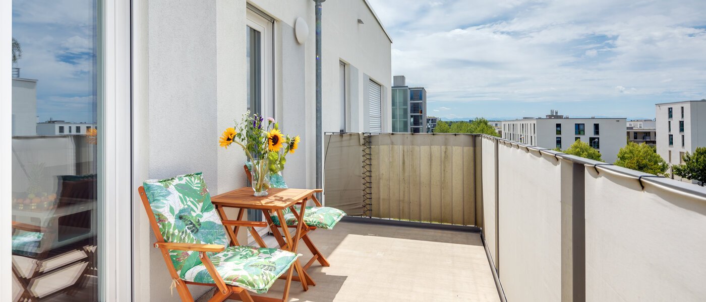 マンション München Messestadt Riem 01 ベランダ 12258