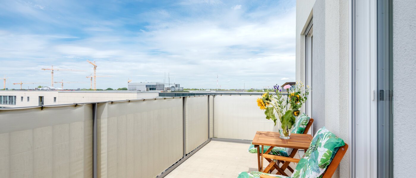 マンション München Messestadt Riem 02 ベランダ 12258
