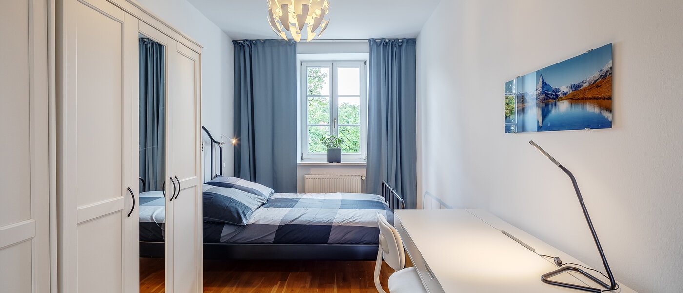 マンション München Maxvorstadt - Westen 01 1. 寝室 12282