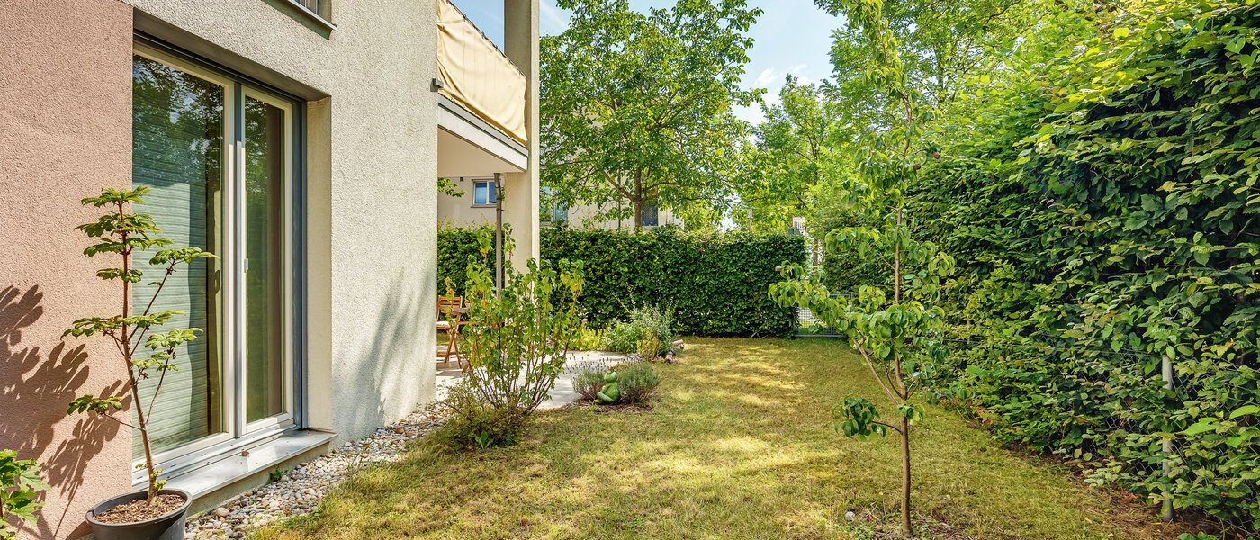 庭付き住宅 München Messestadt Riem 01 庭 12287