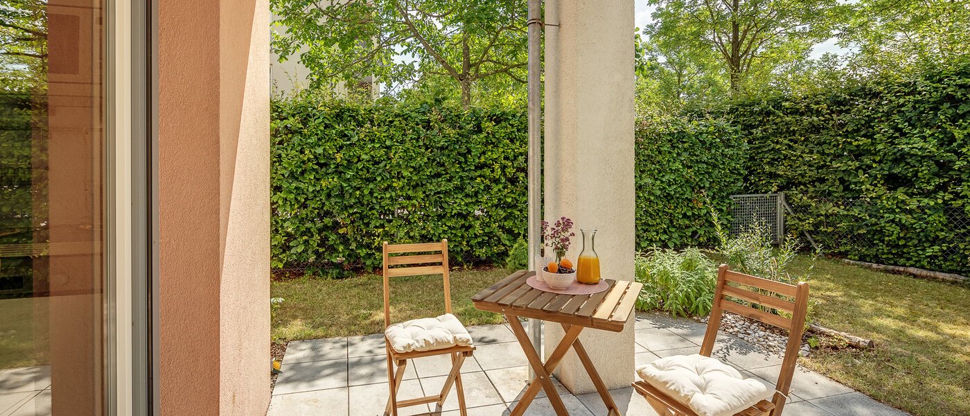 庭付き住宅 München Messestadt Riem 01 テラス・ポーチ 12287