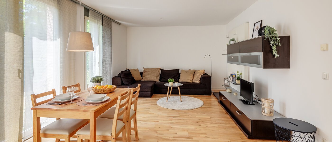 庭付き住宅 München Messestadt Riem 01 リビングエリア 12287