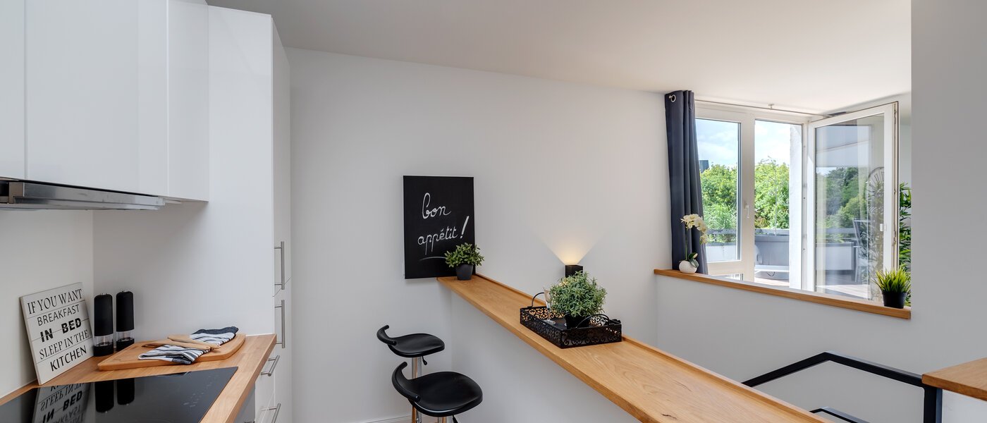 メゾネット・マンション（複数階にわたるマンション） München Moosach 02 キッチン 12293