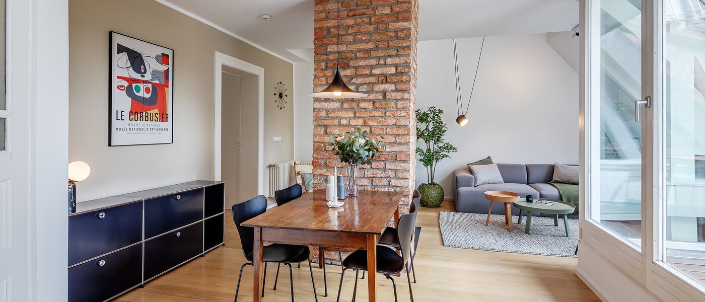 メゾネット・マンション（複数階にわたるマンション） München Maxvorstadt 02 ダイニングエリア 12304