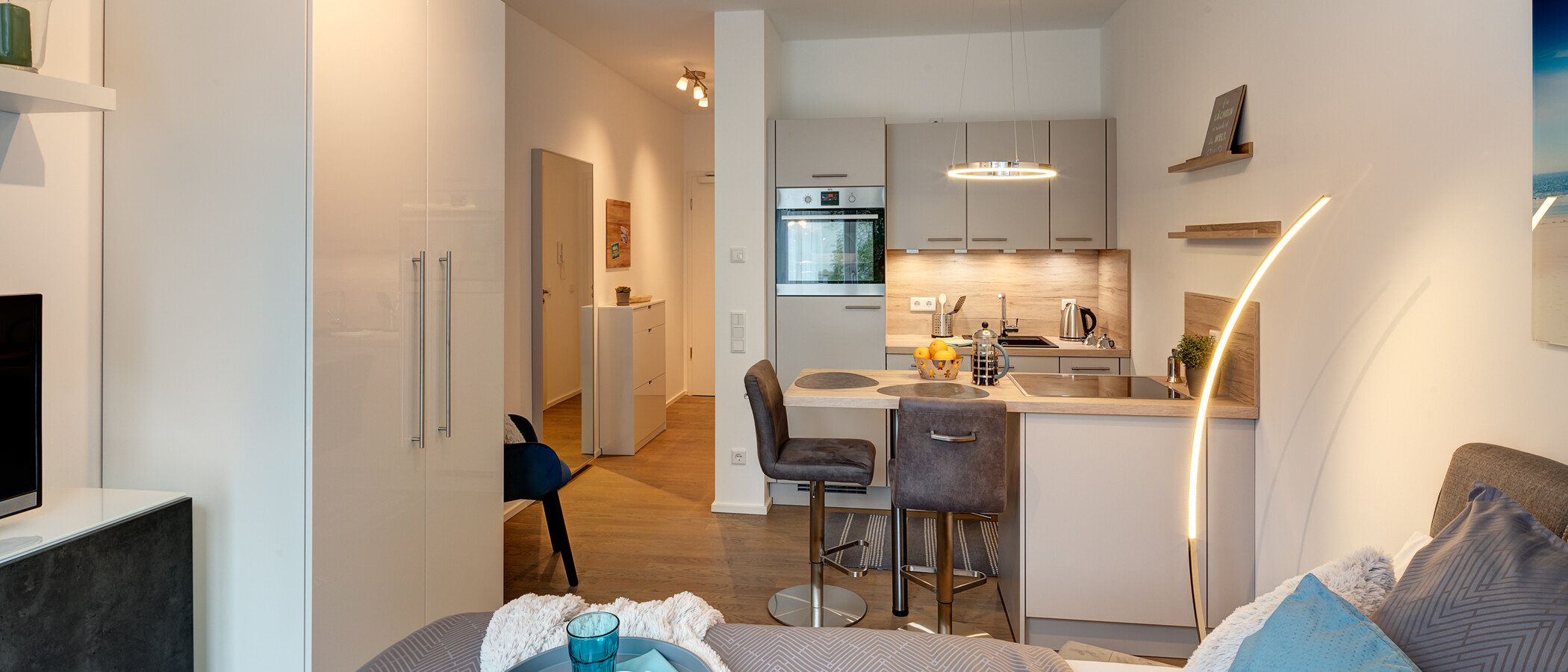 アパルトマン München Sendling 02 リビングエリア 12359