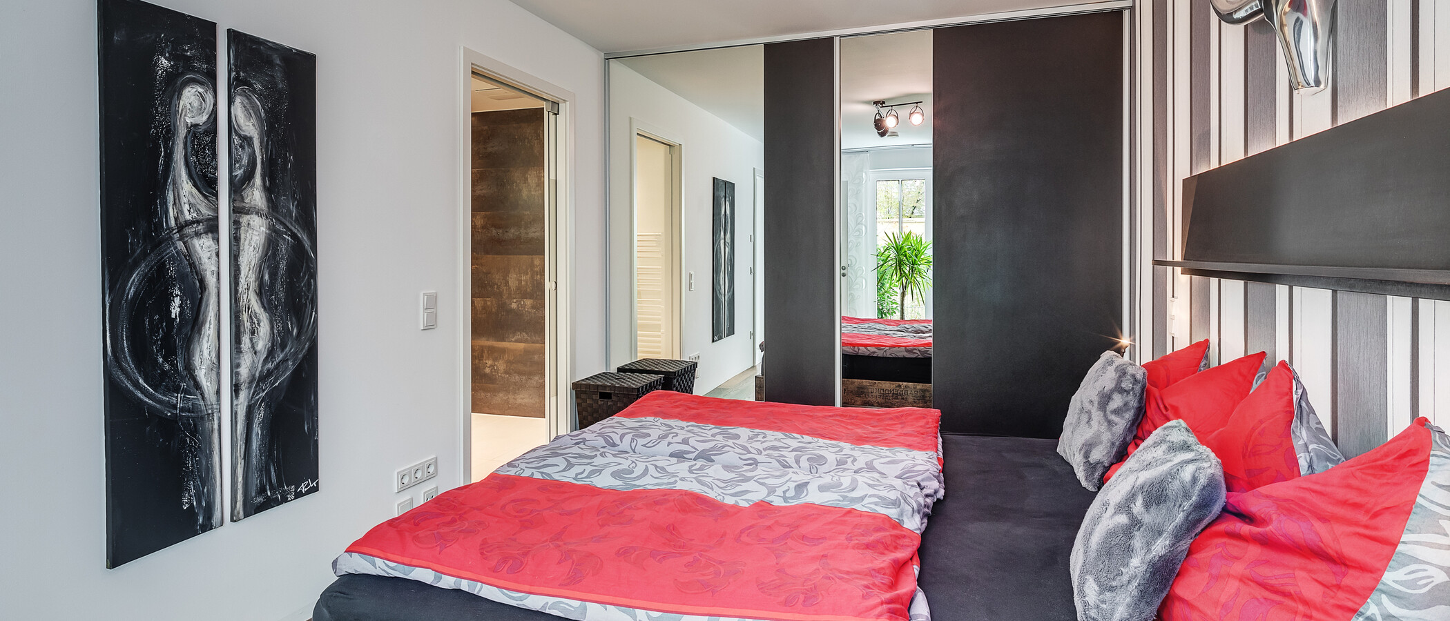 庭付き住宅 München Schwabing (rechts der Leopoldstraße) 04 寝室 12380