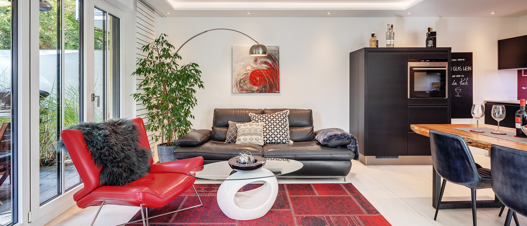 庭付き住宅 München Schwabing (rechts der Leopoldstraße) 02 リビングエリア 12380