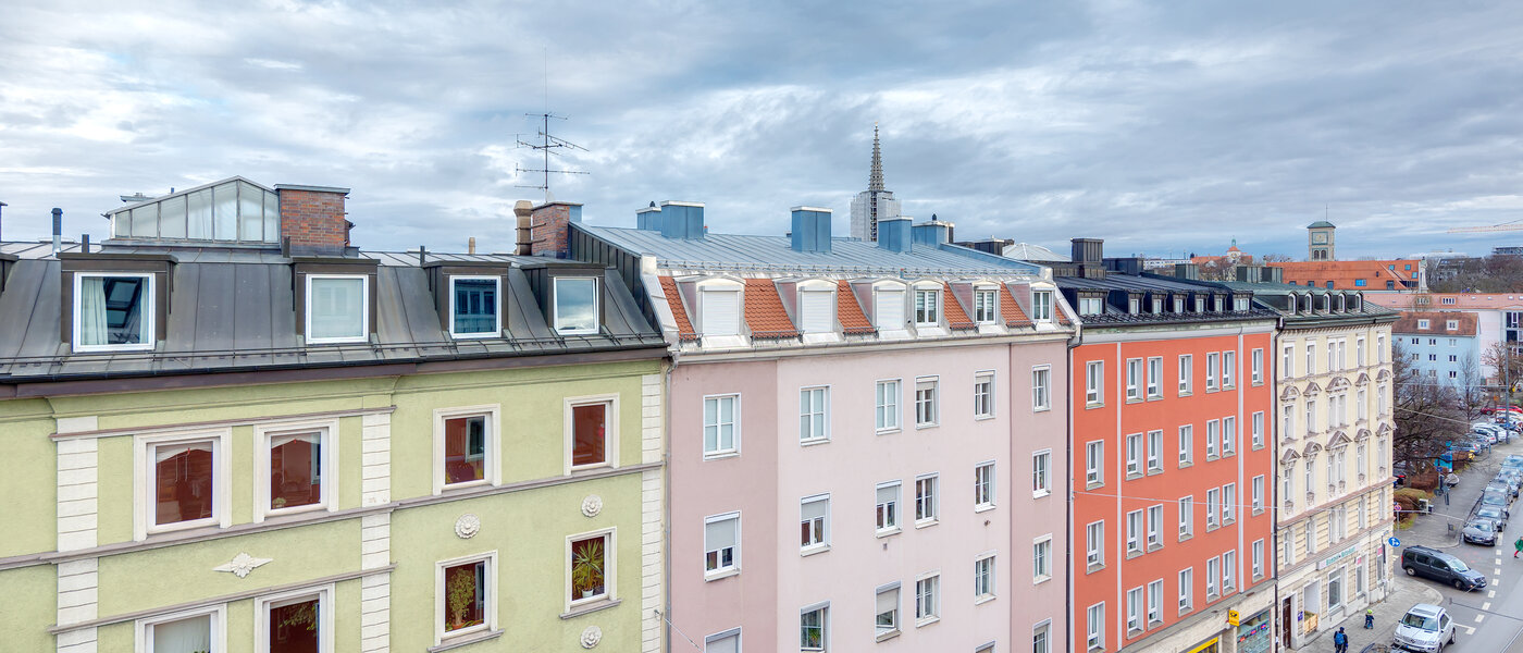 アティック・フラット（屋根裏） München Au 02 物件からの眺め 12452