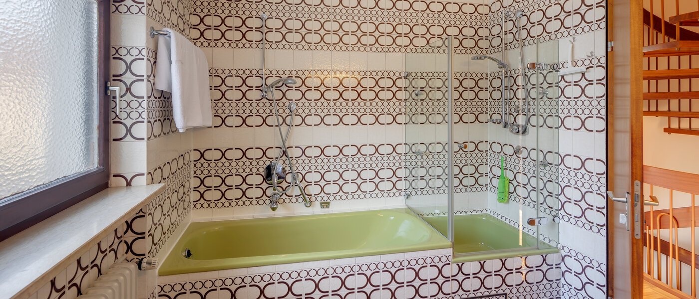 テラスハウス角住宅 München Obersendling 01 浴室 12456