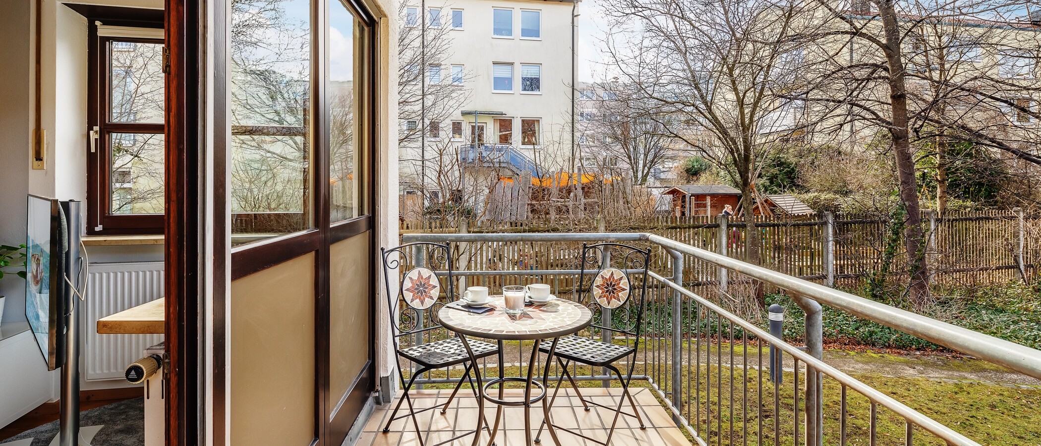 メゾネット・マンション（複数階にわたるマンション） München Milbertshofen 01 ベランダ 12485