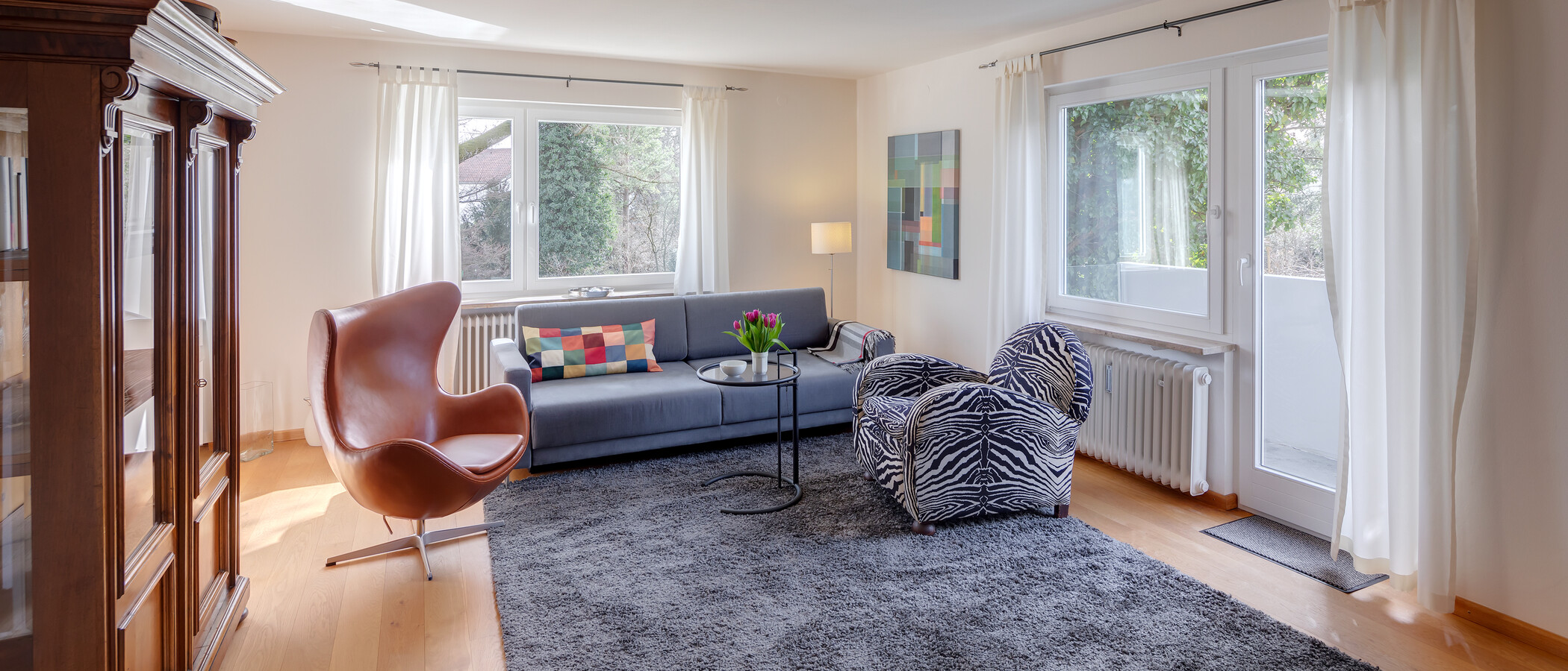 マンション München Großhadern 02 リビングルーム 12492