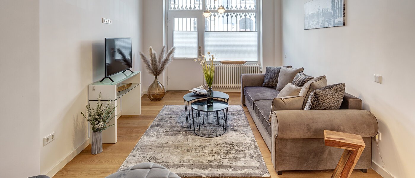 マンション München Neuhausen 01 リビングルーム 12582