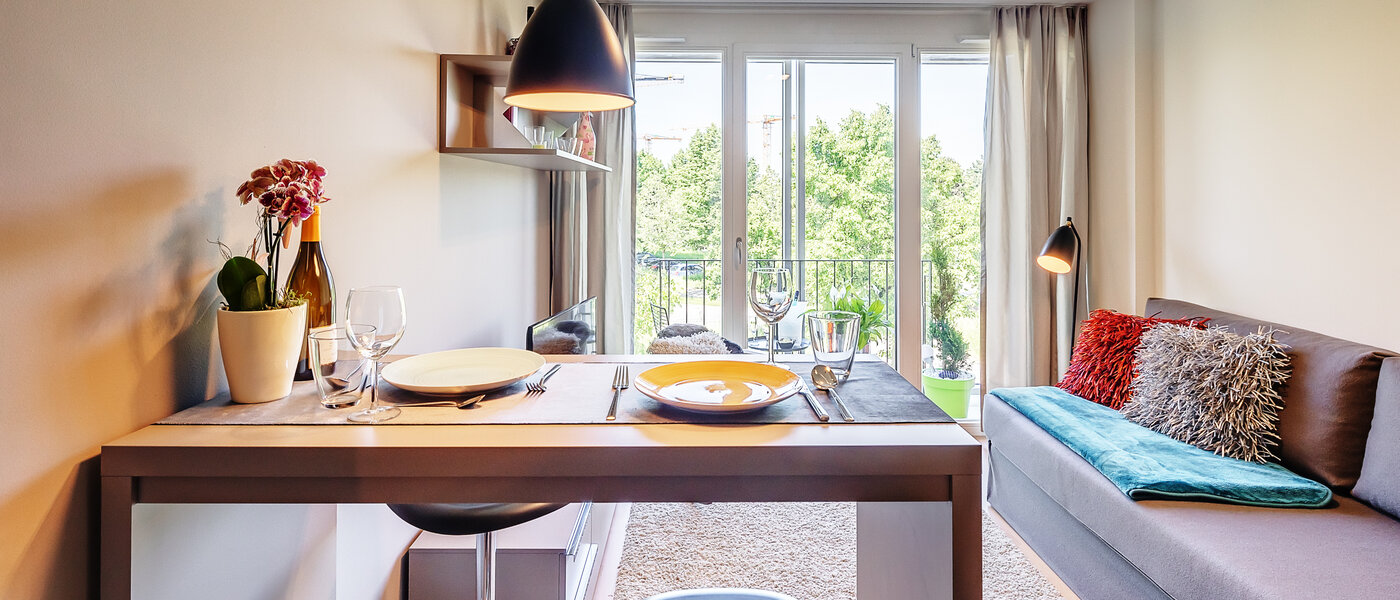 アパルトマン München Schwabing-West (rund um den Hohenzollernplatz) 01 リビングエリア 12583