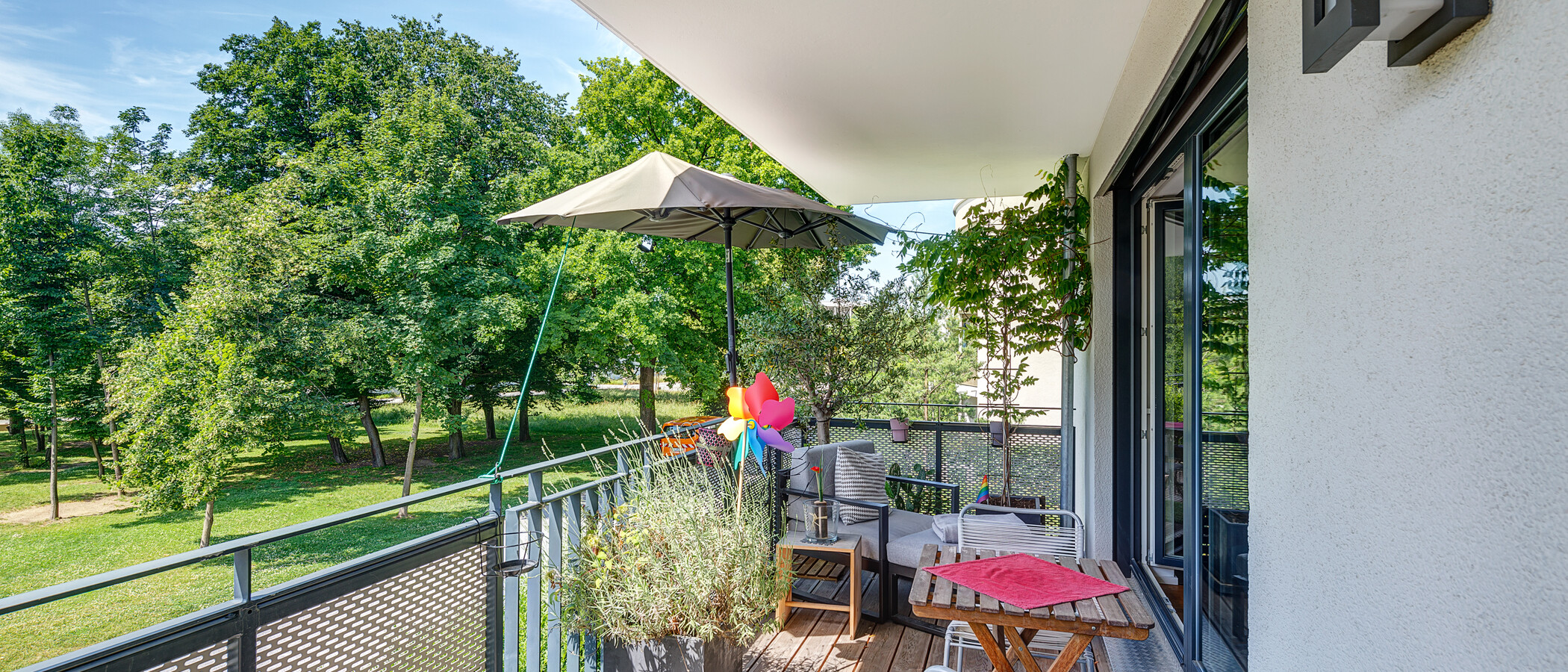 マンション München Schwabing - Domagkpark 01 ベランダ 12597