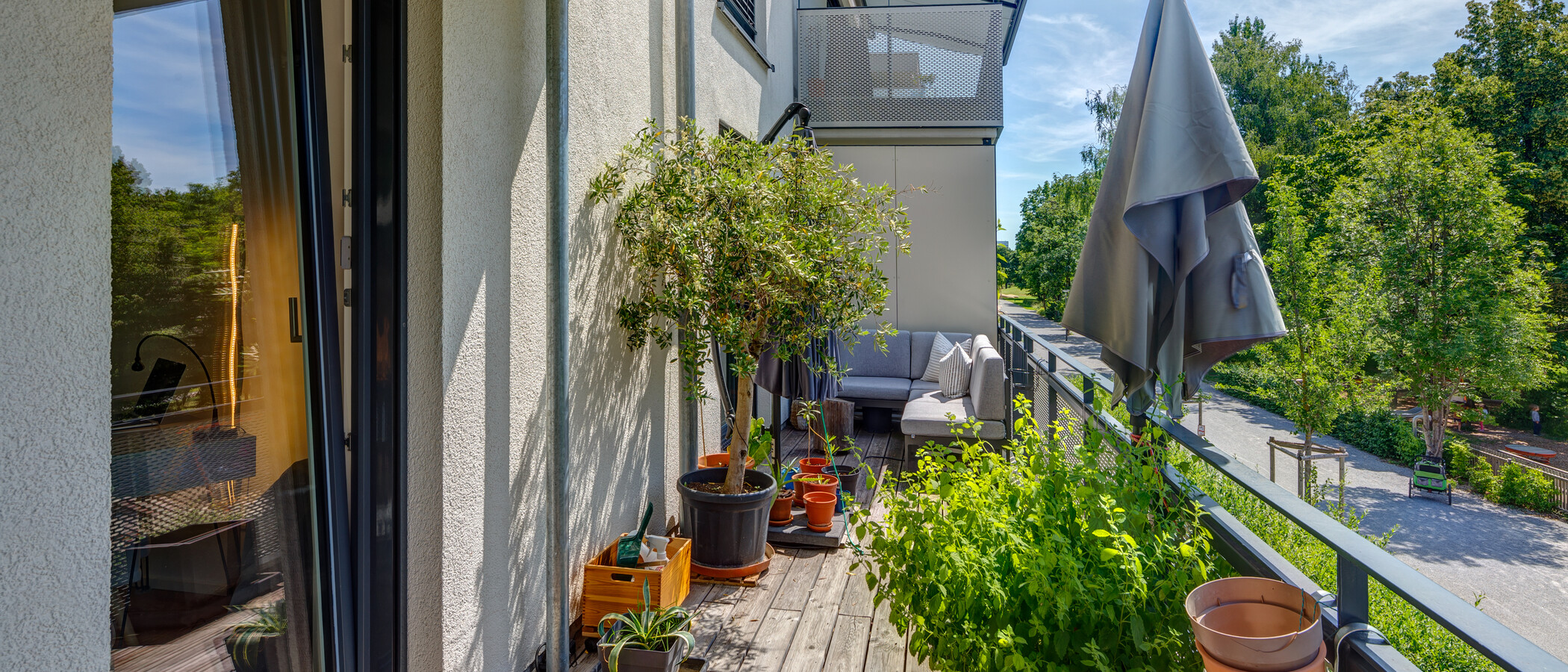 マンション München Schwabing - Domagkpark 03 ベランダ 12597