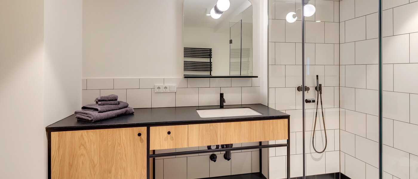 複層－回廊住宅 München Herzogpark 01 浴室 12616