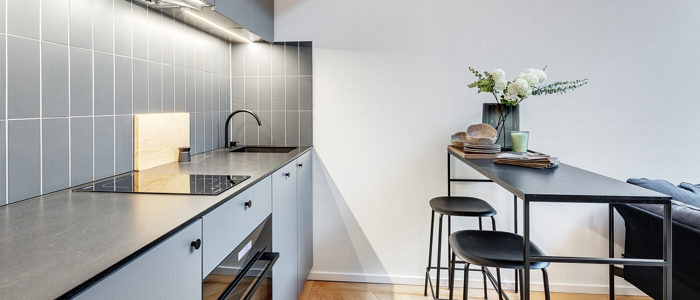 複層－回廊住宅 München Herzogpark 02 キッチン 12618