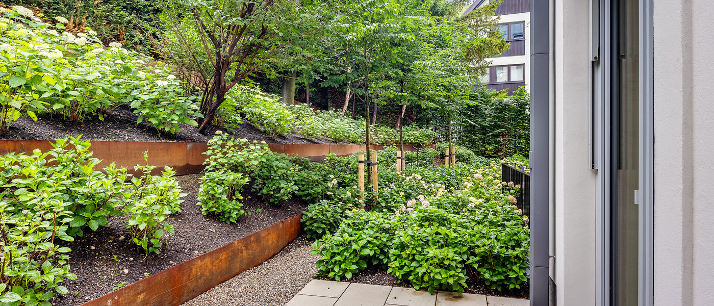 複層－回廊住宅 München Herzogpark 03 テラス・ポーチ 12618