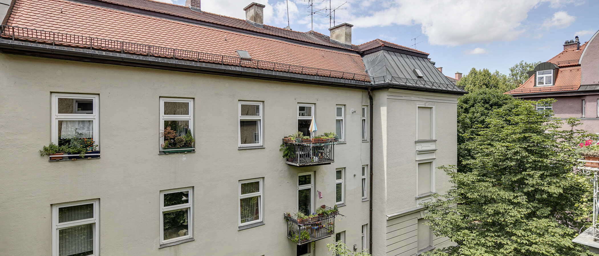 マンション München Schwabing (links der Leopoldstraße) 04 物件からの眺め 1262