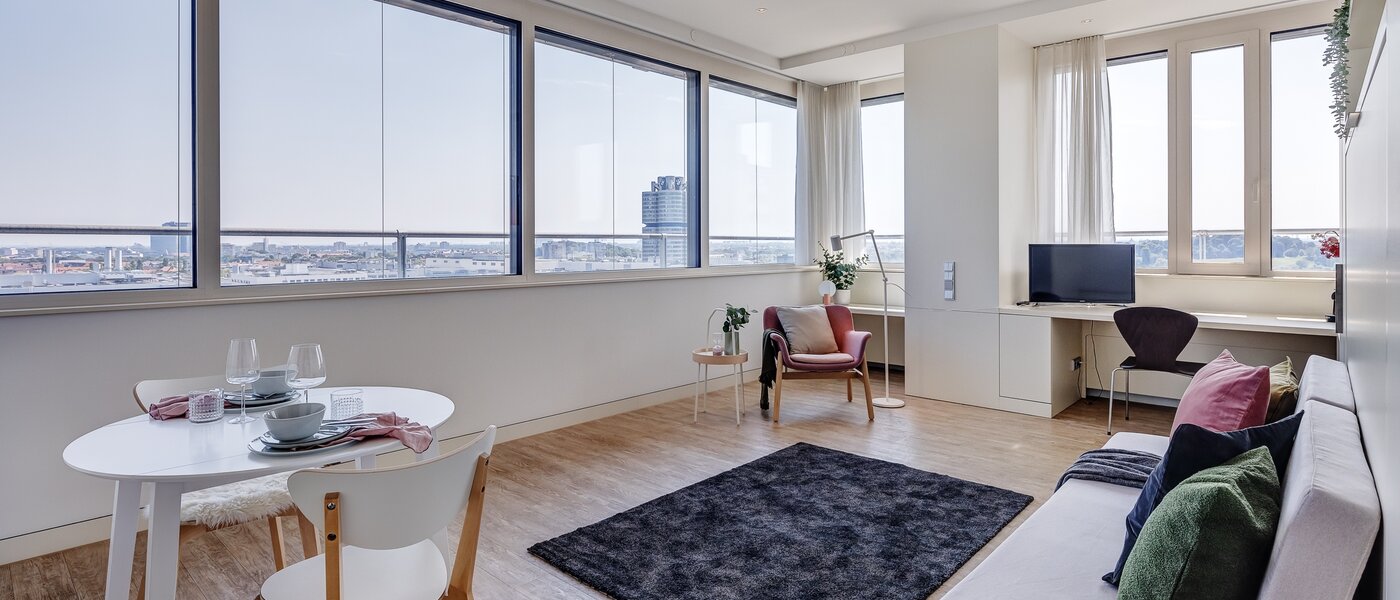 マンション München Olympiadorf 01 リビングエリア 12647