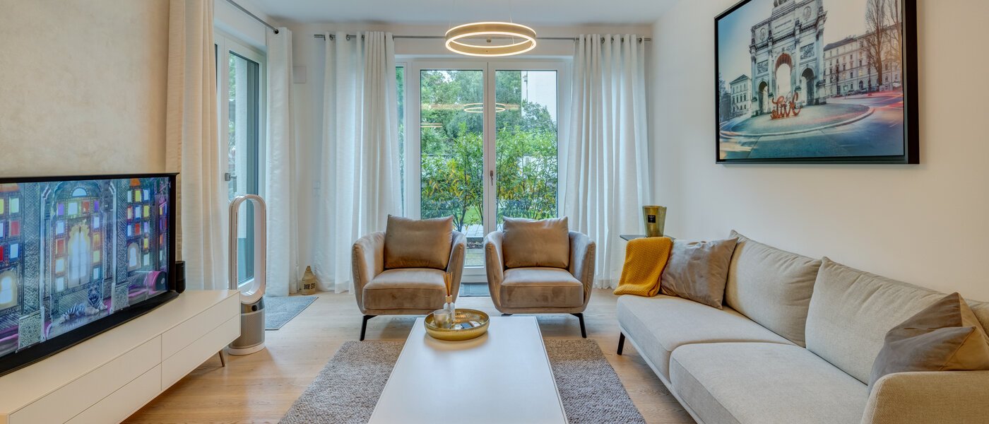 マンション München Maxvorstadt - Museumsviertel 01 リビングエリア 12690