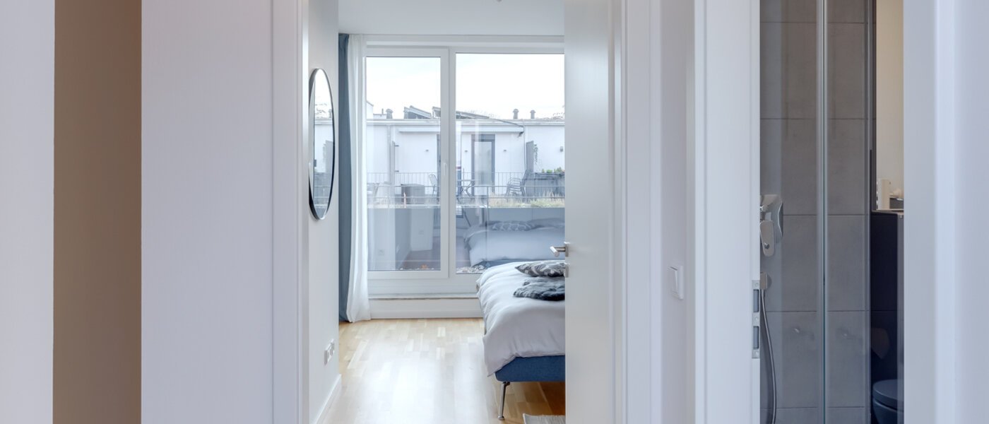 テラスハウス München Schwabing - Domagkpark 09 玄関入り口 12793