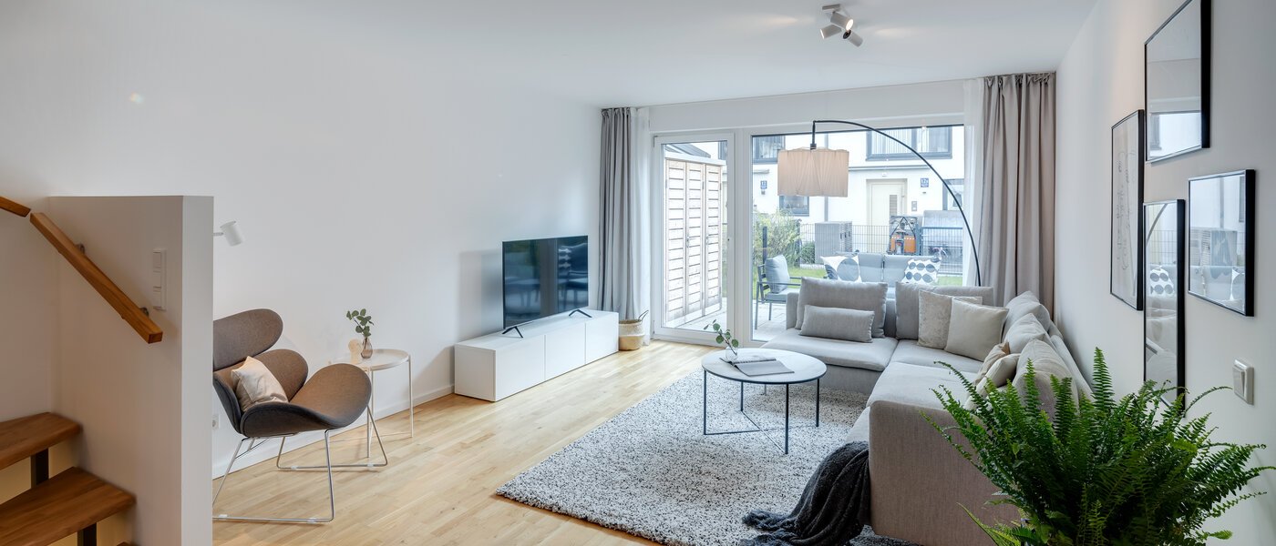 テラスハウス München Schwabing - Domagkpark 04 リビングエリア 12793