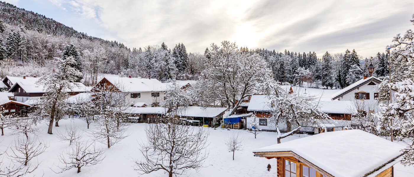 アティック・フラット（屋根裏） Bad Heilbrunn 02 物件からの眺め 12824