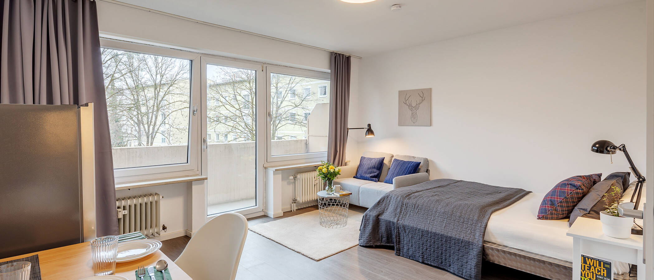 マンション München Neuhausen 02 リビングエリア 12838