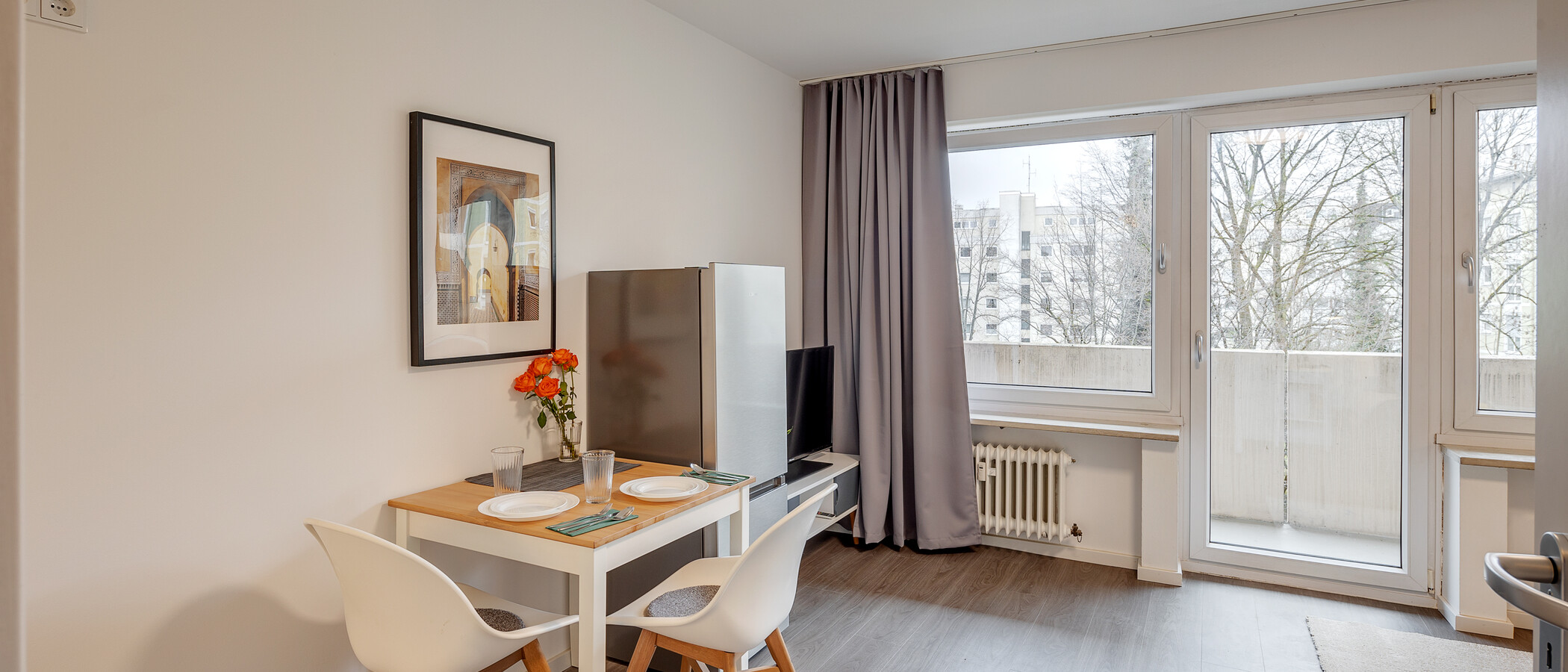 マンション München Neuhausen 03 リビングエリア 12838