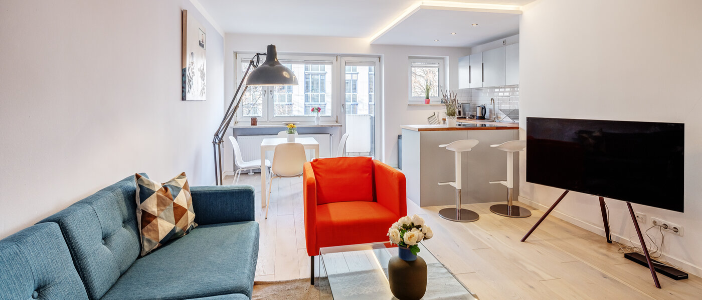 マンション München Untersendling 01 リビングエリア 12857