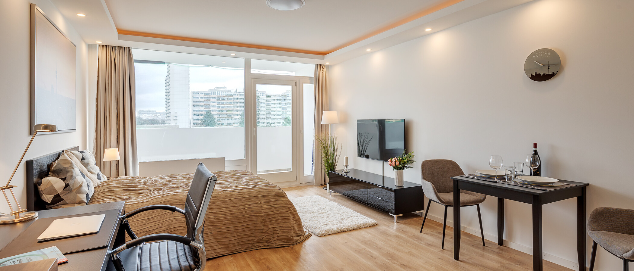 マンション München Olympiazentrum 01 リビングエリア 12868