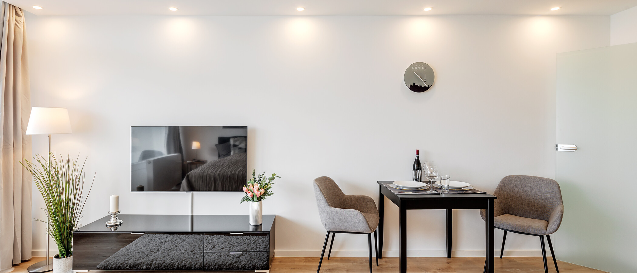 マンション München Olympiazentrum 02 リビングエリア 12868