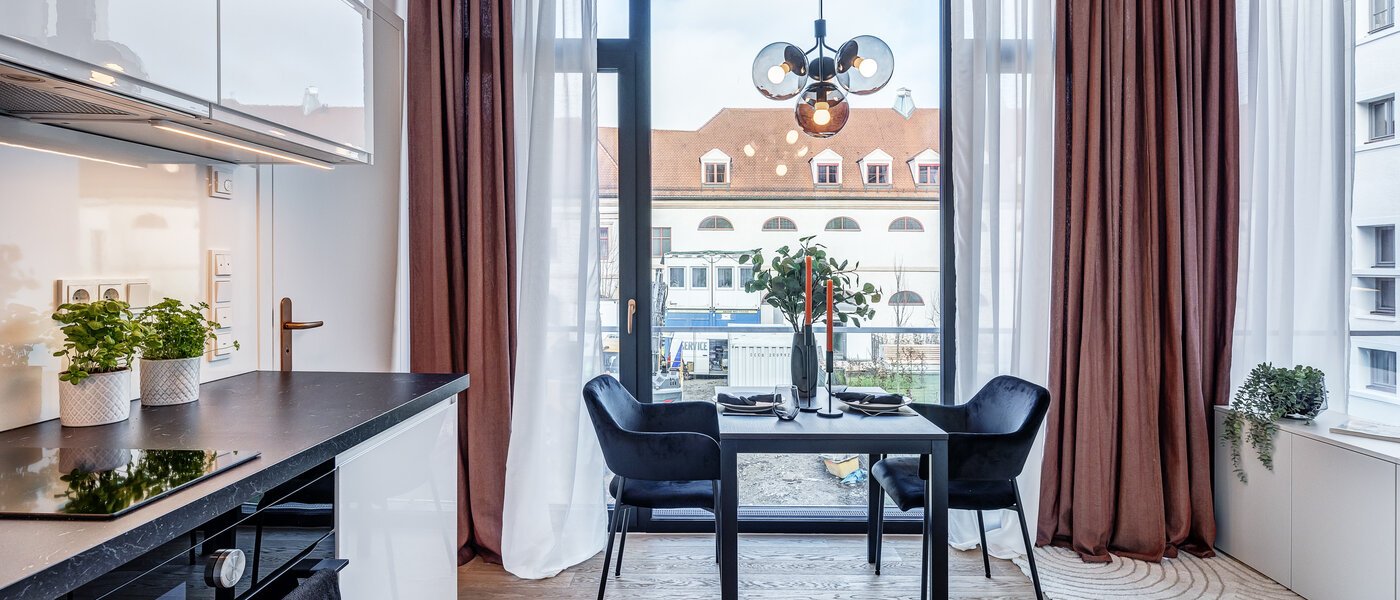 アパルトマン München Au 03 リビングエリア 12874