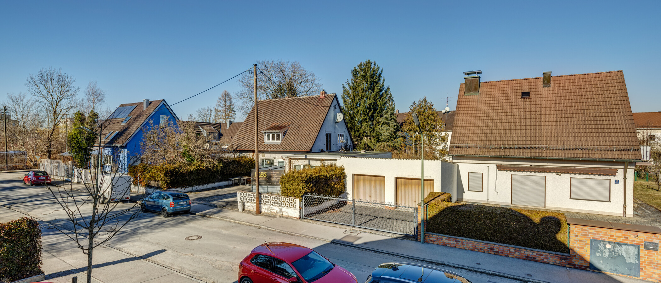 セミ・デタッチド・ハウス（一戸建てを二つに分けた家屋） München Feldmoching 03 物件からの眺め 12903