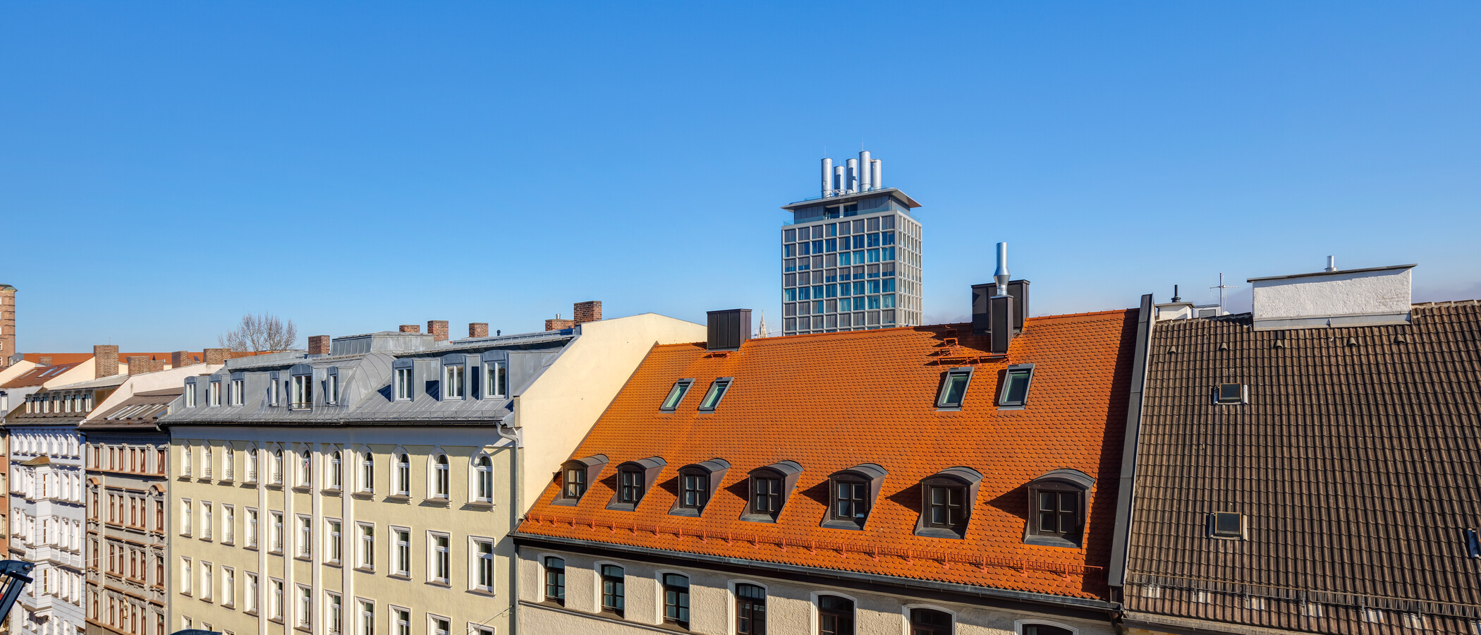 アティック・フラット（屋根裏） München Glockenbachviertel 02 物件からの眺め 12963