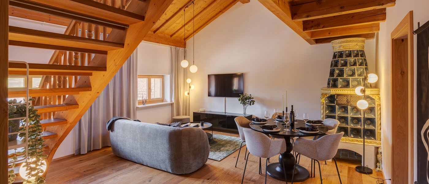 複層住宅 Gmund am Tegernsee 01 リビングエリア 12967