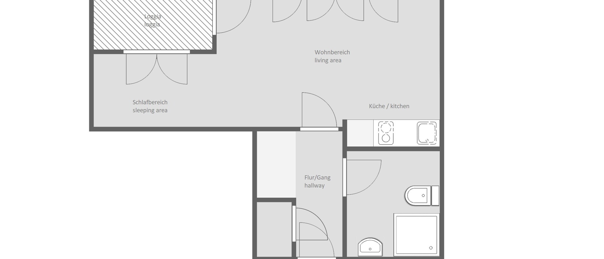 マンション München Bogenhausen 01 見取り図 12978