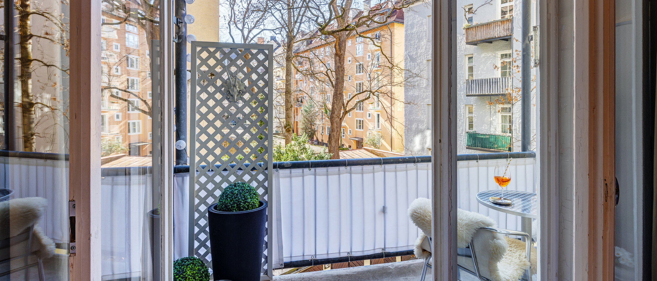 マンション München Schwabing-West (rund um den Hohenzollernplatz) 02 ベランダ 1309