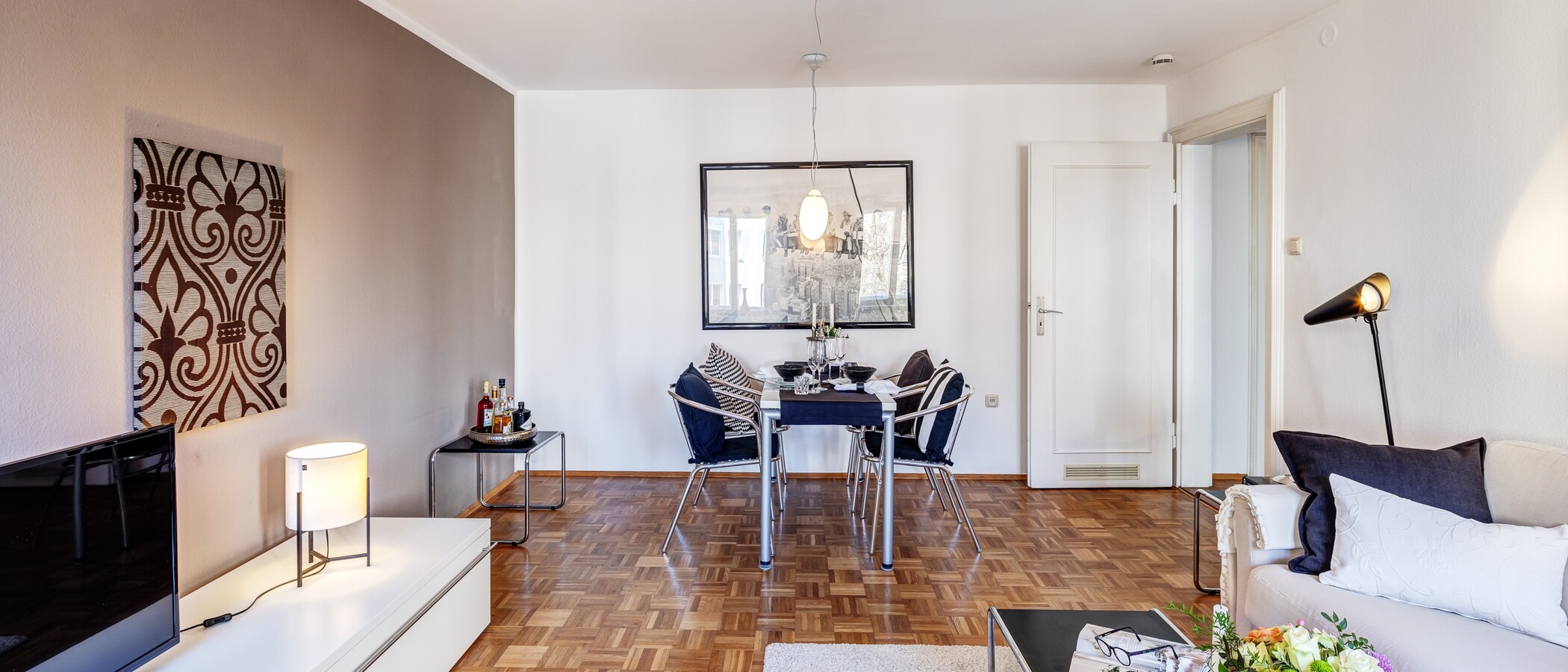 マンション München Schwabing-West (rund um den Hohenzollernplatz) 03 リビングルーム 1309