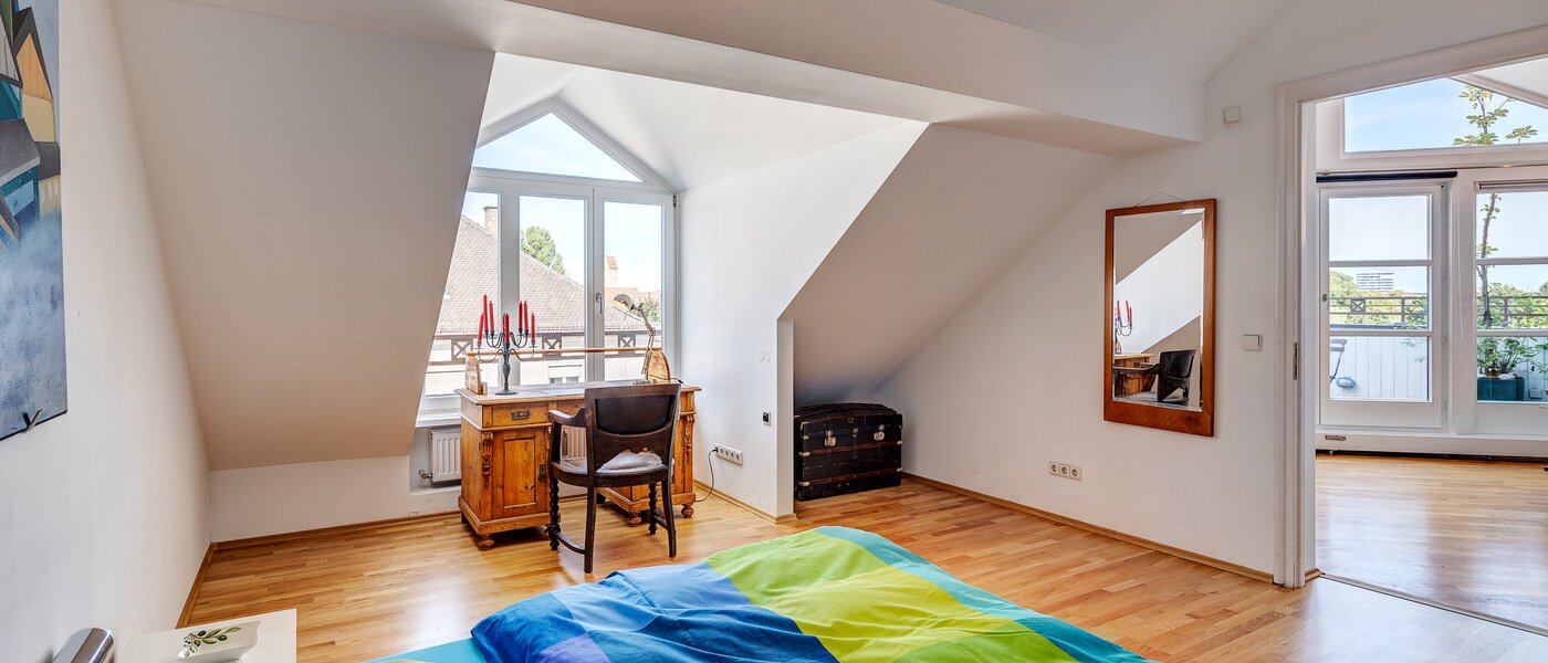 マンション München Schwabing (links der Leopoldstraße) 02 寝室 13164