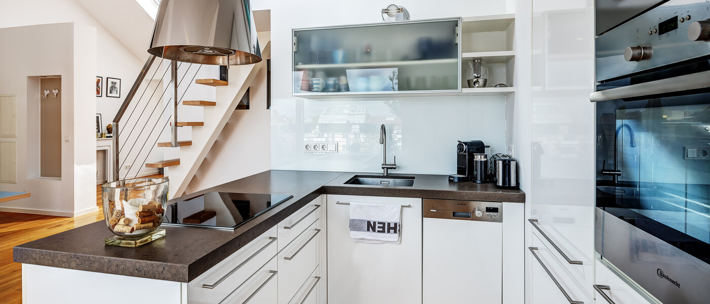 複層－回廊住宅 München Maxvorstadt - Museumsviertel 03 キッチン 13166