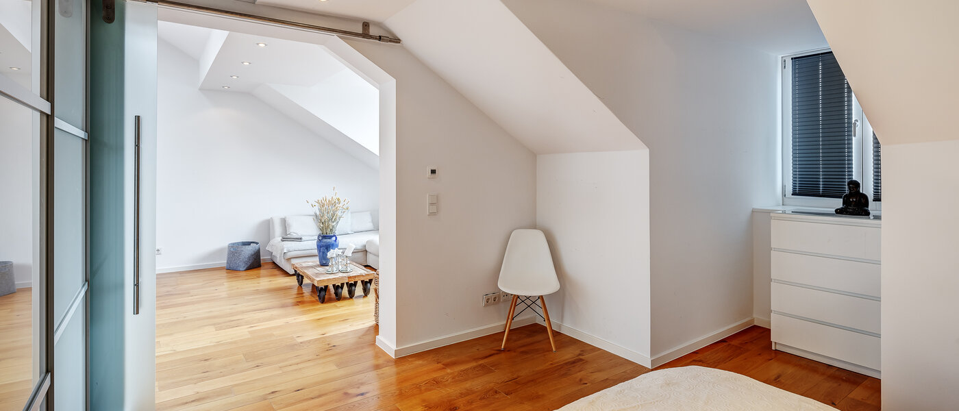 複層－回廊住宅 München Maxvorstadt - Museumsviertel 04 寝室 13166