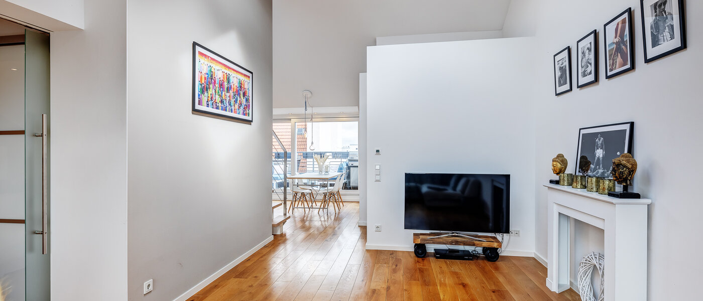 複層－回廊住宅 München Maxvorstadt - Museumsviertel 04 リビングエリア 13166