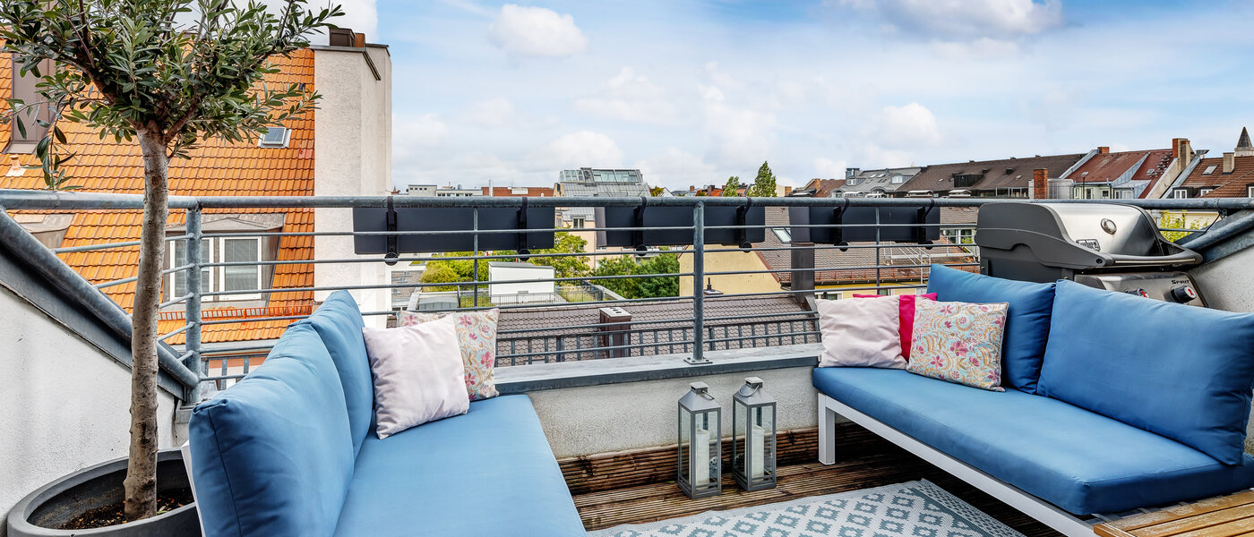 複層－回廊住宅 München Maxvorstadt - Museumsviertel 01 ルーフテラス 13166