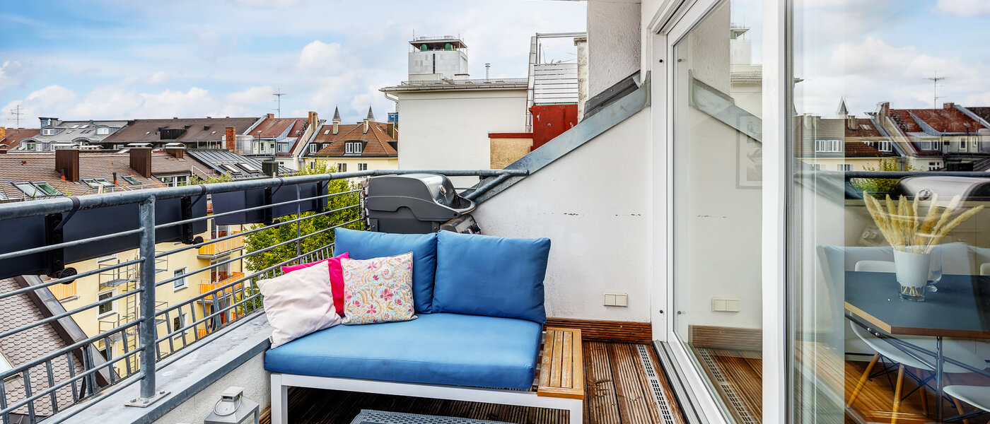 複層－回廊住宅 München Maxvorstadt - Museumsviertel 02 ルーフテラス 13166