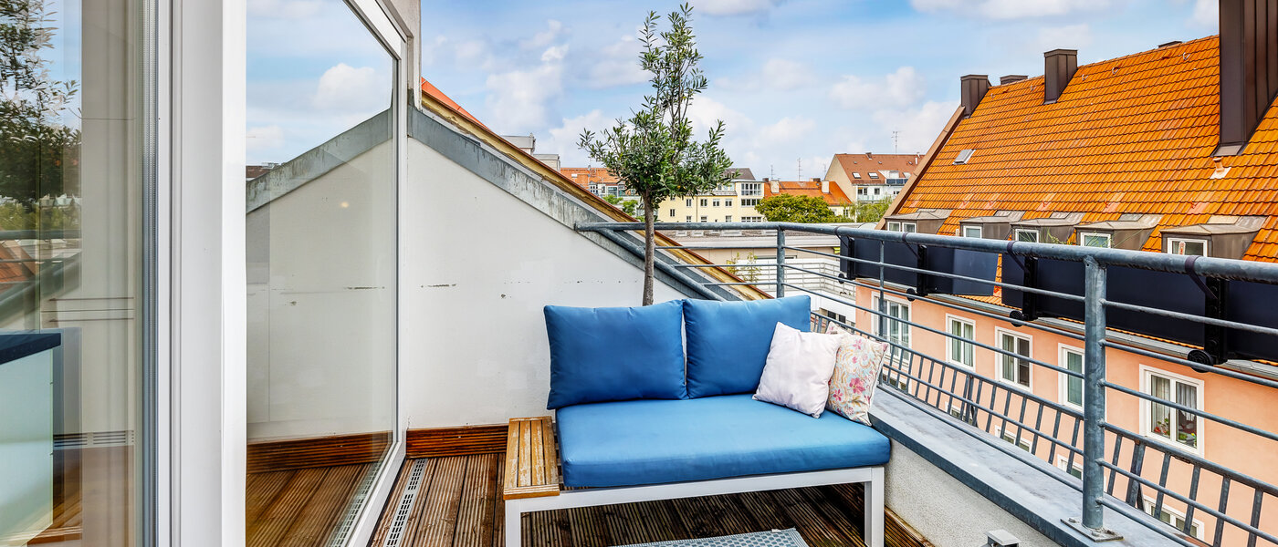 複層－回廊住宅 München Maxvorstadt - Museumsviertel 03 ルーフテラス 13166